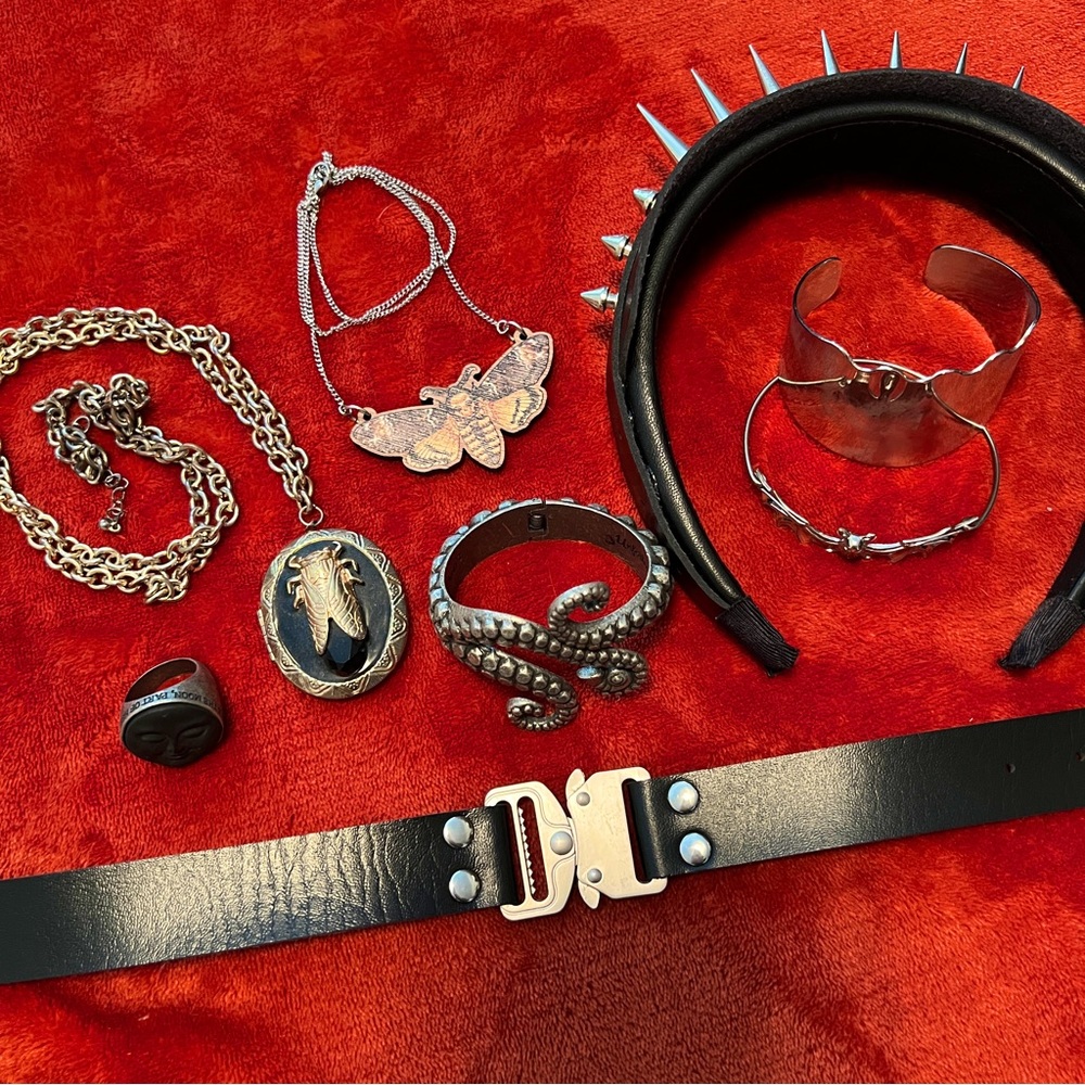 Goth/alternative accessories lot